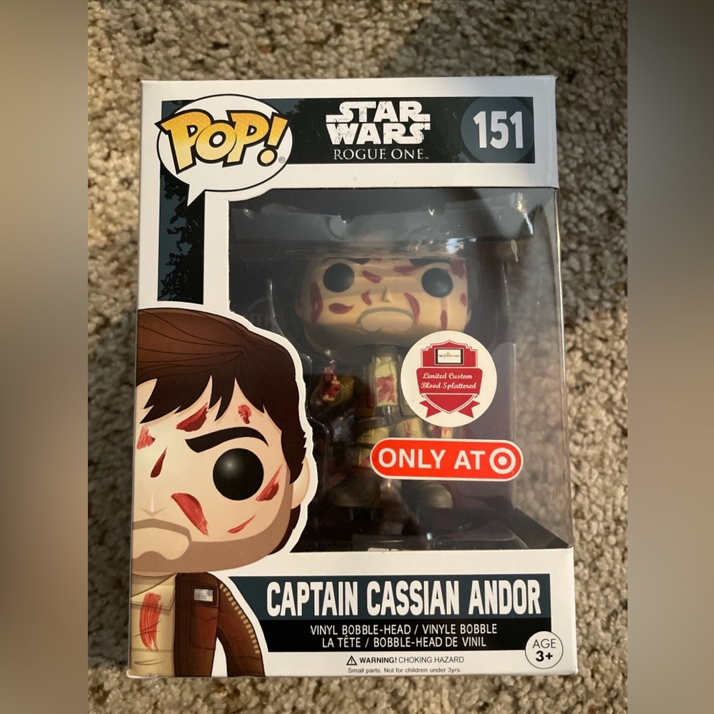 Funko POP Star Wars Rogue One Captain Cassian Andor #151 Exclusive